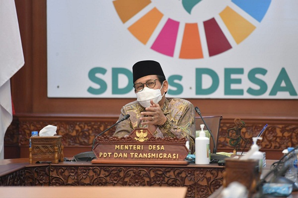 Menteri-Halim-Akui-Kesadaran-Gunakan-Masker-di-Desa-Menurun